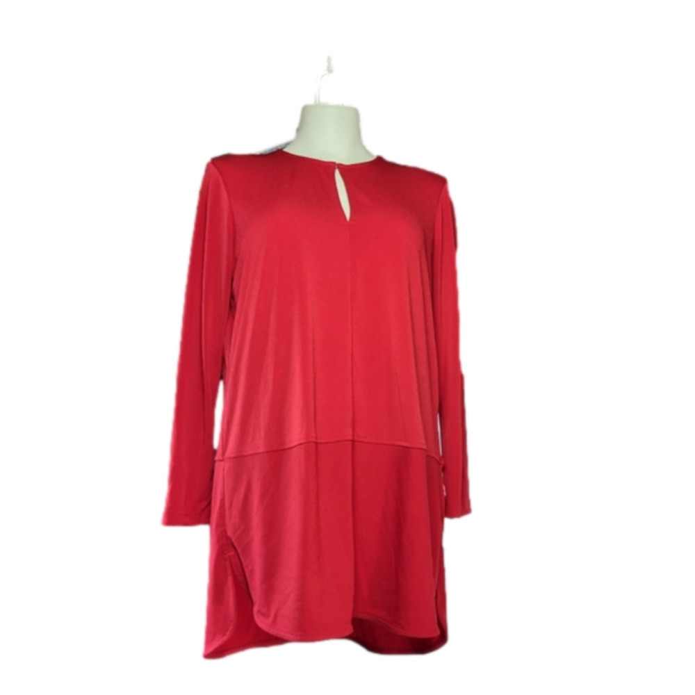 Lauren Ralph Lauren Red Long Sleeve Blouse